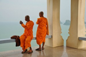 Thailand, Prachuap Khiri Khan, Mönche, Reiseberichte, Tempel, www.wo-der-pfeffer-waechst.de