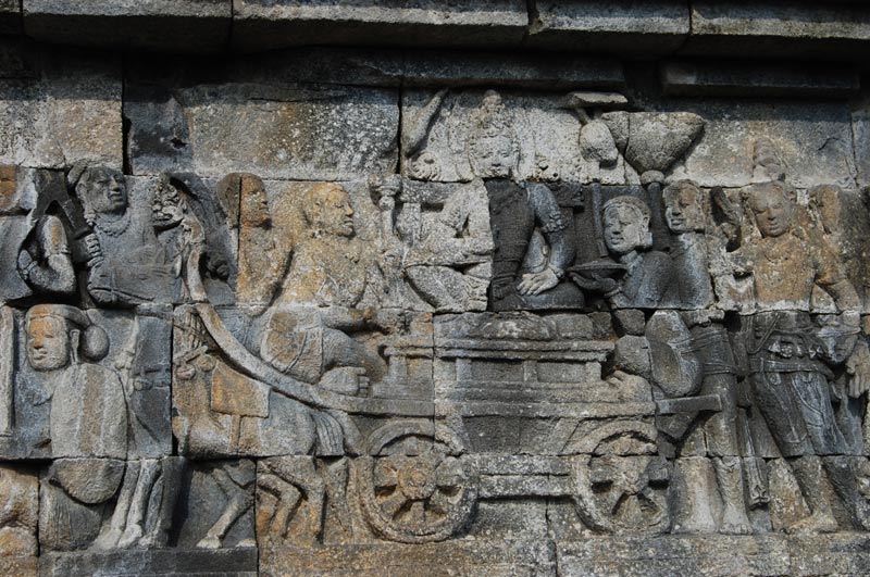 Borobodur, Tempel, temple, Yogyakarta, Java, Indonesien, Stein, Relief, Reiseberichte, Foto: Heiko Meyer, www.wo-der-pfeffer-waechst.de