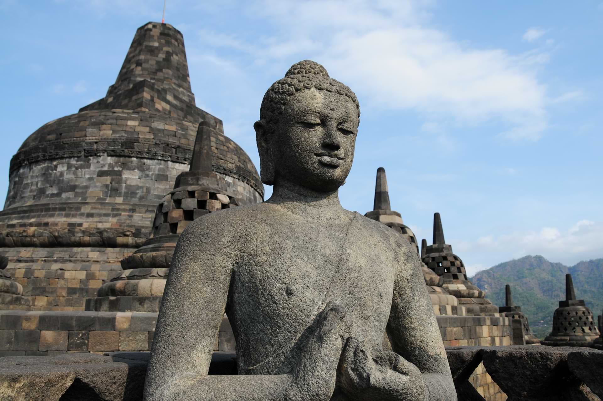 Borobudur, Tempel, Reisebericht, Java, Indonesien, Yogyakarta, www.wo-der-pfeffer-waechst.de