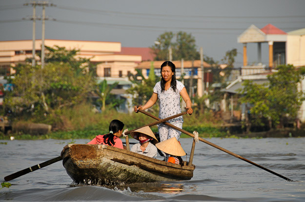 Vietnam, Mekong-Delta, Cai Rang, schwimmende Märkte, floating market, Can Tho, www.wo-der-pfeffer-waechst.de