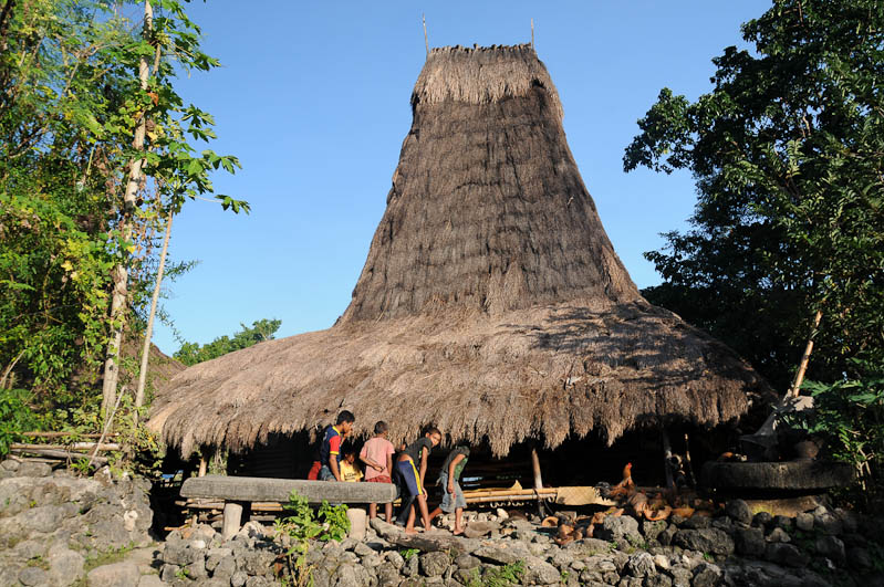 Sumba, Insel, Indonesien, traditionelle Dörfer, Dorf, traditional, village, Haus, Kinder, Marapu, Religion, Reisebericht, www.wo-der-pfeffer-waechst.de