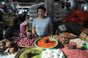 Tomohon, Markt, Frau, Zutaten, indonesische Gerichte, Minahasa-Hochland, Nord-Sulawesi, Insel, Indonesien, Indonesia, Reiseberichte, Foto: Heiko Meyer, www.wo-der-pfeffer-waechst.de