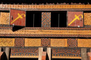 Tongkonan, Tana Toraja, Sulawesi, Island, Insel, Indonesien, Indonesia, traditionelle Häuser, Ornamente, Reiseberichte, Foto: Heiko Meyer, www.wo-der-pfeffer-waechst.de