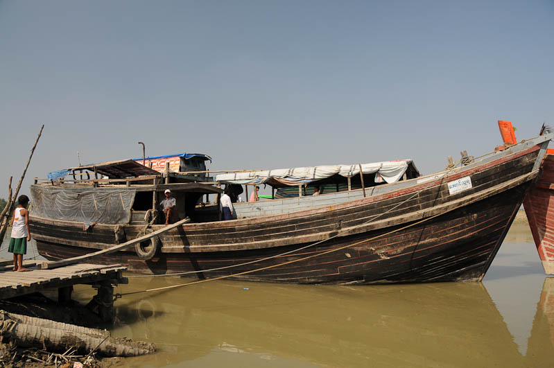 Sittwe, Akyab, Rakhine-Staat, State, Division, Boot, boat, von, nach, to, Mrauk U, Myanmar, Burma, Birma, Kaladan-Fluss, River, Reisebericht, www.wo-der-pfeffer-waechst.de