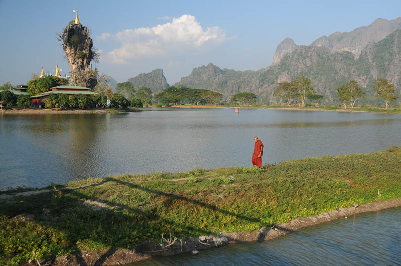 Kyauk Ka Lat-Pagode, Hpa An, Karen, Kayin, Staat, State, Myanmar, Burma, Birma, Reiseberichte, www.wo-der-pfeffer-waechst.de