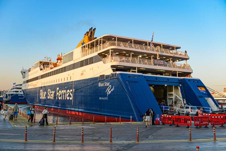 Blue Star Paros, Fähre, Naxos, Piräus, Griechenland