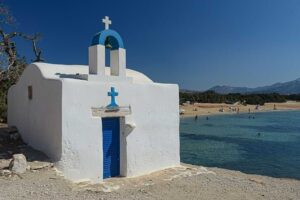Kapelle, Alyko Beach, Naxos, schönste Strände
