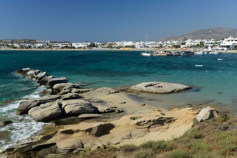Naxos, Agios Anna Beach, Hafen