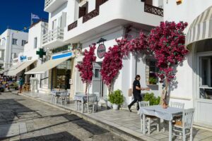 Taverne, Naxos-Stadt, Hafenpromenade Paralia