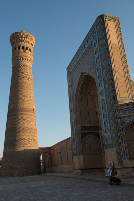 Buchara, Bukhara, Buxoro, Reisen, entlang der, Seidenstraße, Usbekistan, Zentralasien, Kalon-Minarett, Reiseberichte, www.wo-der-pfeffer-waechst.de