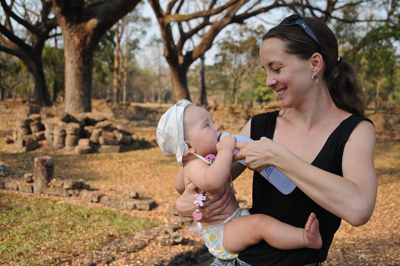 Si Satchanalai, Historical Park, Thailand, UNESCO-Weltkulturerbe, Tempel, Ruinen, Ausflüge, Reisetipps, Reisen mit Kindern, Babys, Kleinkindern, Elternzeit, Asien, Reiseberichte, Reiseblogger, www.wo-der-pfeffer-waechst.de