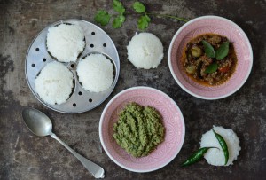 Idli, Rezepte, Reisküchlein, Südindien, Kichererbsen-Curry, Kadala-Curry, Koriander-Chutney, vegetarisches, veganes, Kochen, südindisches Frühstück, Gerichte, Speisen, Essen, Zutaten, Küche, Reise- und Food-Blog, www.wo-der-pfeffer-waechst.de