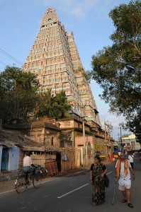 Tamil Nadu, Tempeltour, Südindien, Tiruchirappalli, Trichy, Srirangam, Sri-Ranganathaswamy-Tempel, Gopuram, Reisetipps, Rundreisen, Asien, Reiseberichte, Reiseblogger, www.wo-der-pfeffer-waechst.de