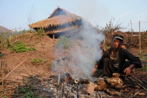 Laos, Nordlaos, Vieng Phouka, Vieng Phoukha, Trekkingtour, Bergvölker, Hill Tribes, Akha Trail, Akha, Stammesdorf, Bergdorf, village, Hund, dog, Reisetipps, Rundreisen, Asien, Reiseberichte, Reiseblogger, www.wo-der-pfeffer-waechst.de