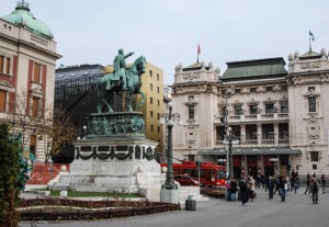 Belgrad, Serbien, Städtetrip, Platz der Republik, Reiterstatue, Mihailo Obrenovic, Urlaub, Sehenswürdigkeiten, Balkan, Südosteuropa, Reiseberichte, Blog, www.wo-der-pfeffer-waechst.de