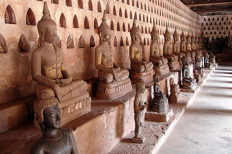 Vientiane, Laos, Hauptstadt, Wat Sisaket, Vat, buddhistisches Kloster, Tempel, Buddhastatuen, Reisetipps, Rundreisen, Asien, Reiseberichte, Reiseblogger, www.wo-der-pfeffer-waechst.de