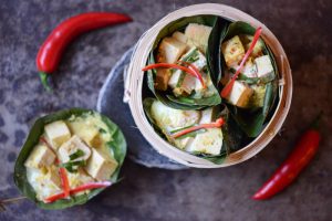 Amok, Rezept für Tofu-Amok, vegetarisches Curry aus Kambodscha, veganes, Rezepte, Khmer, Kochen, Gerichte, Speisen, Essen, Zutaten, Küche, Reise- und Food-Blog, www.wo-der-pfeffer-waechst.de