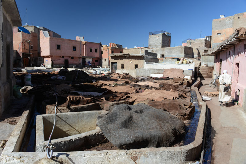 La Tannerie, Gerbereien, Marrakesch, Marokko, Medina, Altstadt, Reisebericht, Reisetipps, Afrika, Reiseblogger, www.wo-der-pfeffer-waechst.de