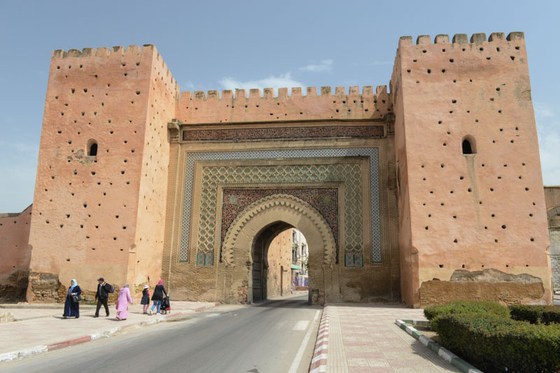 Meknes, Marokko, Bab al Berdain, Stadttor, Königsstädte, Reisebericht, www.wo-der-pfeffer-waechst.de