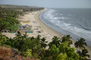 Arambol Beach, Goa, Strände, Norden, Strandurlaub, Nordgoa, Panorama, view, Reisen in Indien, India, travel, Südasien, Bilder, Fotos, Reiseberichte, www.wo-der-pfeffer-waechst.de