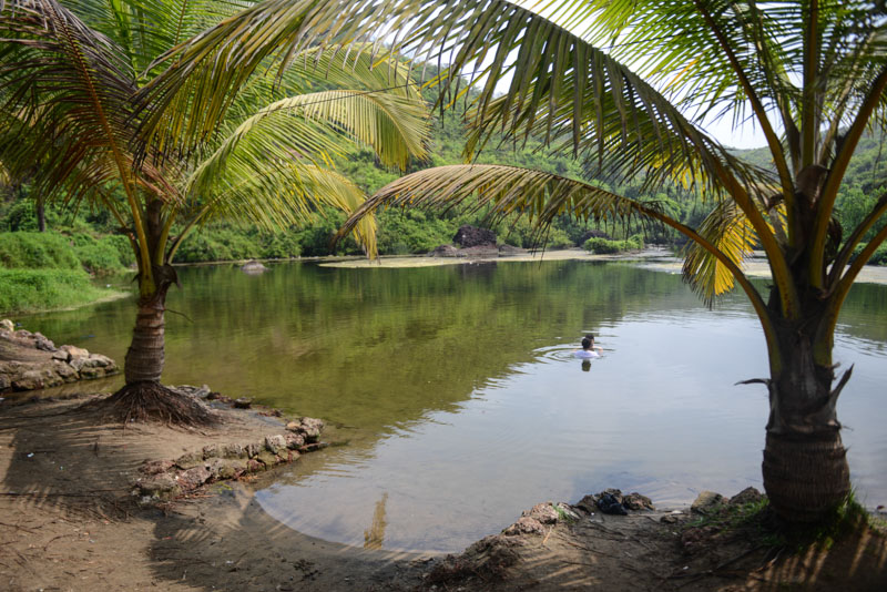 Sweetlake, Arambol, Kalacha Beach, Bilharziose, Süßwassersee, Reisen in Indien, travel in India, Südasien, Bilder, Fotos, Reiseberichte, www.wo-der-pfeffer-waechst.de