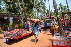 Anjuna-Flohmarkt, fleamarket, Anjuna Beach, Goa, Strand, Strände, Indien, India, Reiseberichte, Südasien, Bilder, Fotos, www.wo-der-pfeffer-waechst.de