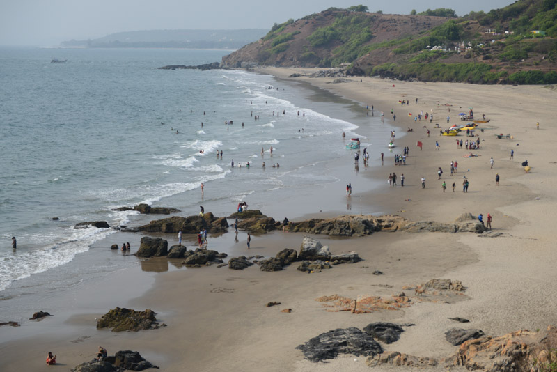 Big Vagator Beach, Goa, Strände, Indien, India, Reisen, Südasien, Bilder, Fotos, Reiseberichte, www.wo-der-pfeffer-waechst.de