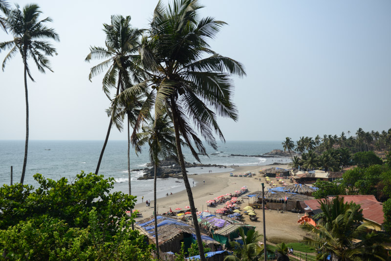 Little Vagator Beach, Ozran Beach, Little Vagator Beach, Goa, Strände, Indien, India, Reisen, Südasien, Bilder, Fotos, Reiseberichte, www.wo-der-pfeffer-waechst.de