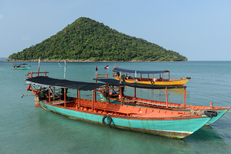 Koh Rong Samloem, Koh Rong Sanloem, Koh Kound, M`Pai Bay, Mpai Bay, M-Pai Bay, Boot, Kambodscha, Inseln, Cambodia, Südostasien, Bilder, Fotos, Reiseberichte, www.wo-der-pfeffer-waechst.de