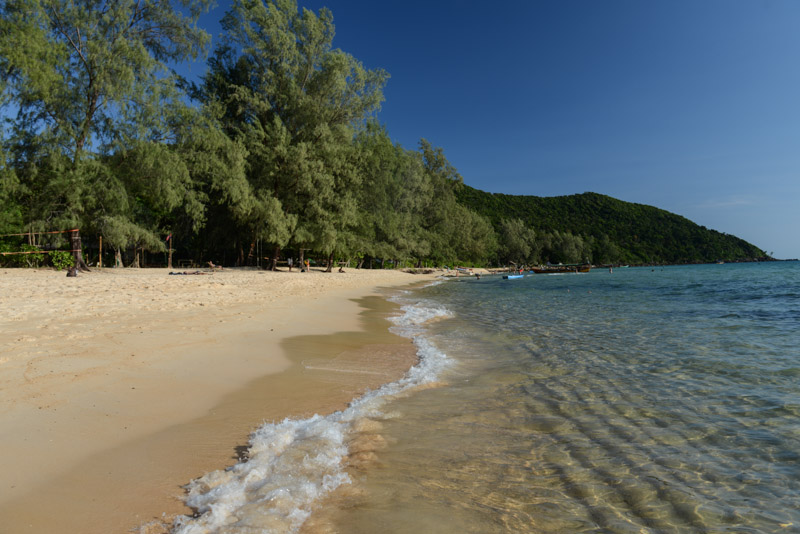 Koh Rong Samloem, Koh Rong Sanloem, Sunset Beach, Strand, Strände Kambodscha, Inseln, Cambodia, Südostasien, Bilder, Fotos, Reiseberichte, www.wo-der-pfeffer-waechst.de