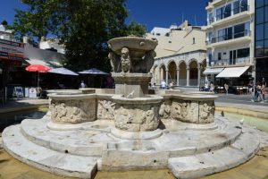 Heraklion, Iraklio, Altstadt, Morosini-Brunnen, Löwenbrunnen, Reisebericht, Kreta, Griechenland, Bilder, Fotos, Südeuropa, www.wo-der-pfeffer-waechst.de