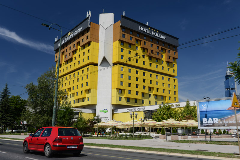 Hotel Holiday Inn, Sarajevo, Sniper Alley, Ulica Zmaja od Bosne, Bosnienkrieg, war hotels, Reisebericht, Bosnien-Herzegowina, Hauptstadt, Sehenswürdigkeiten, Ausflüge, Reisetipps, Südosteuropa, Balkan, Bilder, Foto: Heiko Meyer, www.wo-der-pfeffer-waechst.de