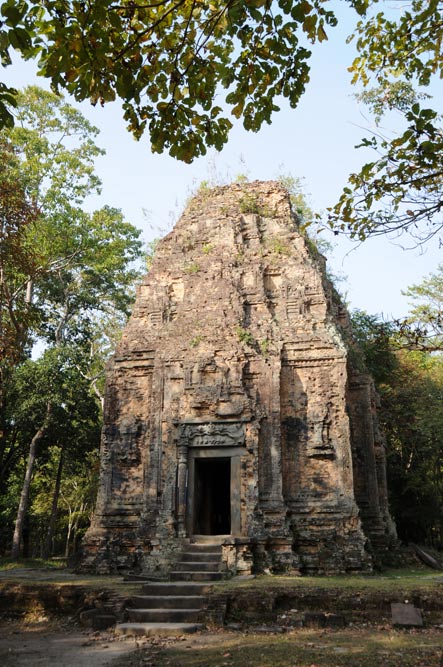 Sambor Prei Kuk, Tempelruinen, Ziegelsteinturm, Kampong Thom, Kambodscha, Reisebericht, Cambodia, Motorradtour, Reisetipps, Südostasien, Bilder, Foto: Heiko Meyer, www.wo-der-pfeffer-waechst.de