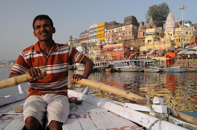 Varanasi, Indien, Bootstour, Ruderboot, Flusstrips, Ausflug, Ghats, Ganges, heiliger Fluss, Reisebericht, Foto: Heiko Meyer, Bilder, Backpacking, Reiseblog, www.wo-der-pfeffer-waechst.de