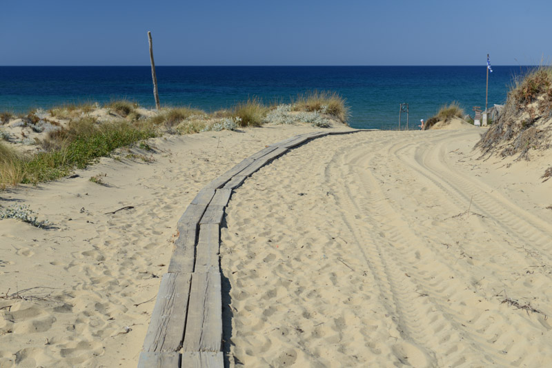 Elia Beach, Skiathos, Griechenland, Strand, Strände, Holzplanken, Reisebericht, Griechenland, Foto: Heiko Meyer, www.wo-der-pfeffer-waechst.de