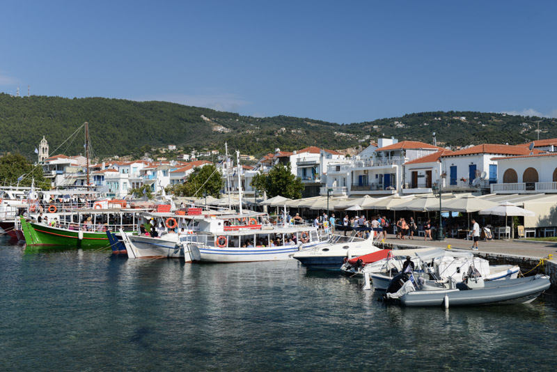 Skiathos-Stadt, Chora, Alter Hafen, Reisebericht, Griechenland, Foto: Heiko Meyer, www.wo-der-pfeffer-waechst.de