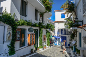 Skiathos-Stadt, Chora, Gassen, Altstadt, Reisebericht, Griechenland, Foto: Heiko Meyer, www.wo-der-pfeffer-waechst.de