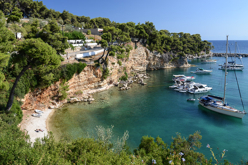 Vótsi, Alonnisos, Reisebericht, Alonissos, Inselhauptstadt, Griechenland, Bucht, Strand, Beach, Nördliche Sporaden, Boote Geheimtipp, Reisetipps, Sommerurlaub, Familienurlaub, Foto: Heiko Meyer, Reiseblog, www.wo-der-pfeffer-waechst.de