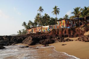 Anjuna Beach, Anjuna Flohmarkt, fleamarket, Goa Beach Guide, die schönsten Strände von Norden nach Süden, Strand, best beaches, Nordgoa, Südgoa, Indien, India, Beach-Hopping, Reisen mit Kindern, Indien mit Kindern, Südasien, Bilder, Fotos, Reiseberichte, www.wo-der-pfeffer-waechst.de