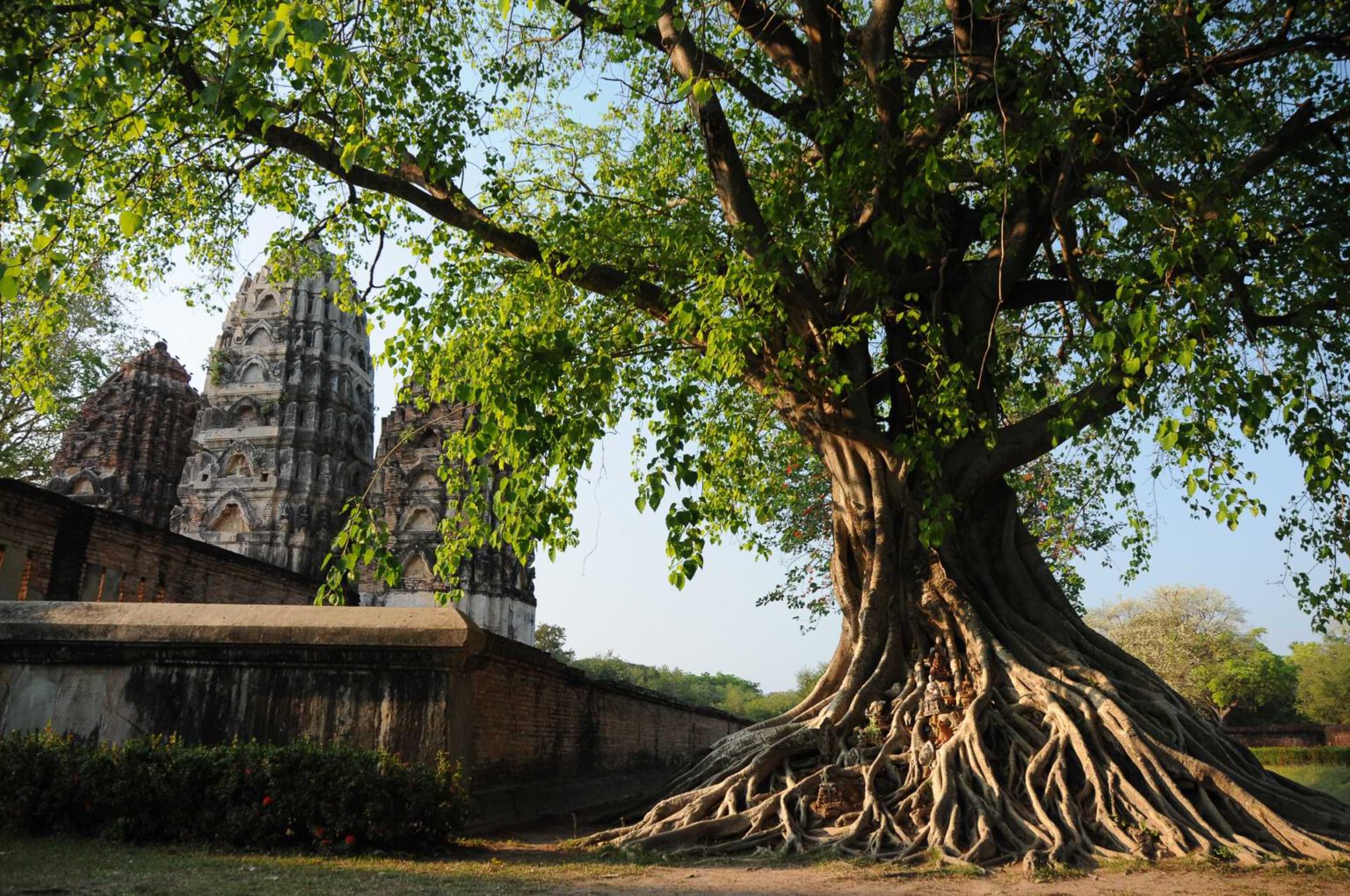 Wat Sri Sawai dans le parc historique de Sukhothai
