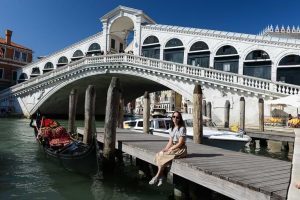 Venedig, Rialto-Brücke, Ponte di Rialto, Canal Grande, Reisebericht, Italien, Julia Pilz, Foto: Heiko Meyer