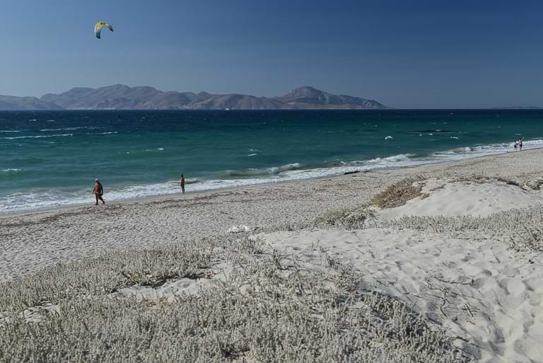 Mastichari Beach, Kos, Strand, Kitesurfen, Dünenlandschaft, Griechenland, Kalymnos, Reisebericht: Foto: Heiko Meyer