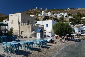 Panteli, Beach, Leros, Griechenland, Kiesstrand, Foto: Heiko Meyer