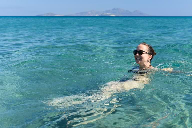 Polemos Beach, Kos, Magic Beach, Strand, Griechenland, Julia Pilz, Reisebericht, Foto: Heiko Meyer