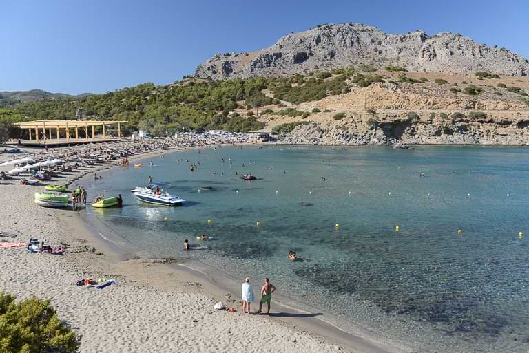 Glystra Beach, Lindos, Rhodos, Strand, Griechenland, Reisebericht, Foto: Heiko Meyer