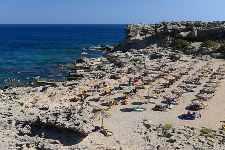 Kalithea Beach, Rhodos, Strand, Griechenland, Reisebericht, Foto: Heiko Meyer