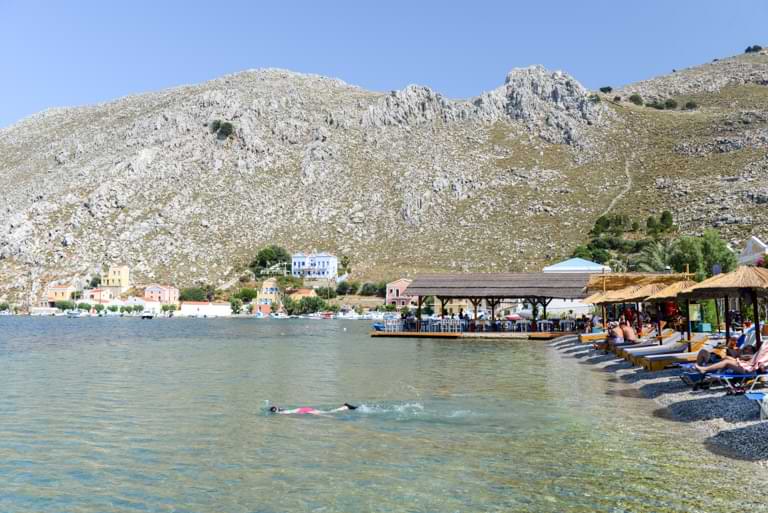 Symi, Pedi Beach, Strand, Griechenland, Schnorcheln, Reisebericht, Reisen mit Kindern, Foto: Heiko Meyer