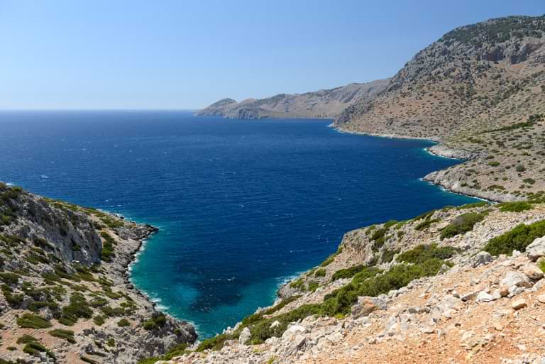 Wanderung vom Marathounda Beach nach Panormitis, Symi, Meer, Griechenland, Reisebericht, Foto: Heiko Meyer