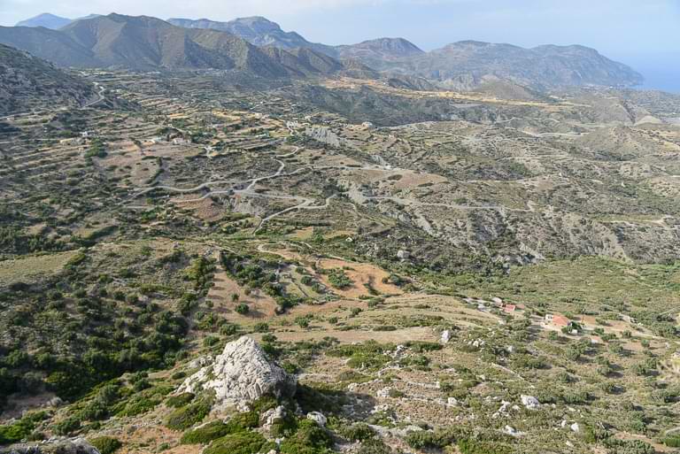 Berglandschaft, Karpathos, Bergdorf, Menetes, Griechenland, Reisebericht, Foto: Heiko Meyer