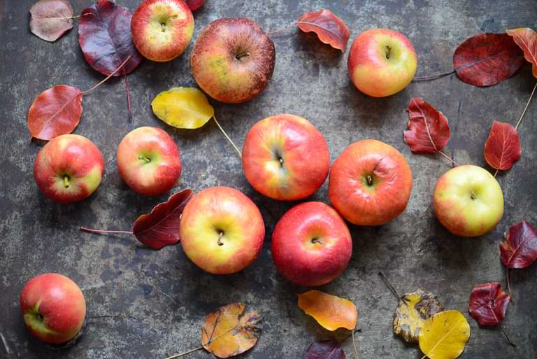 Äpfel, Apfelstrudel, Zutaten, Rezept, Foto: Heiko Meyer